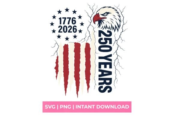 250 Years America Semiquincentennial Eag: A Design Asset for Milestone Branding