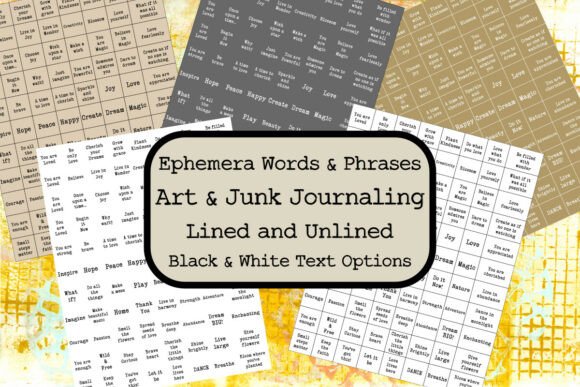 Adding Heartfelt Meaning to Your Junk Journal Ephemera Words