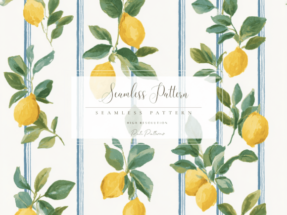 Cheerful Lemon Seamless Pattern: A Fresh Summer Vibe