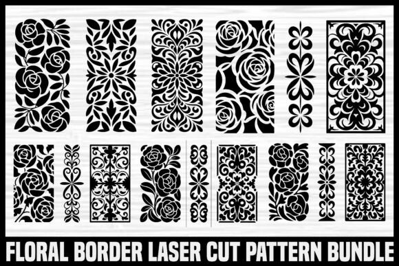 Floral Pattern Lesar-Cut Nail Art Stenci: Precision Meets Nature
