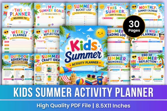 Kids Summer Planner: Your Blueprint for Fun & Activities