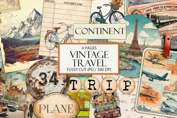 Rediscovering Wanderlust: The Vintage Travel Ephemera Kit