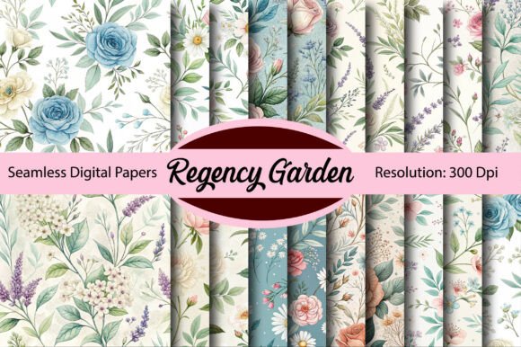 Regency Garden Seamless Digital Paper: A Designer's Secret Weapon