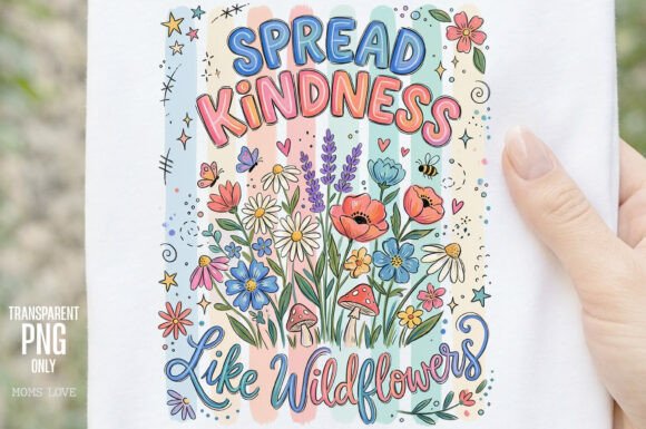 Spread Kindness Wildflowers PNG: A Guide to Cottagecore Design