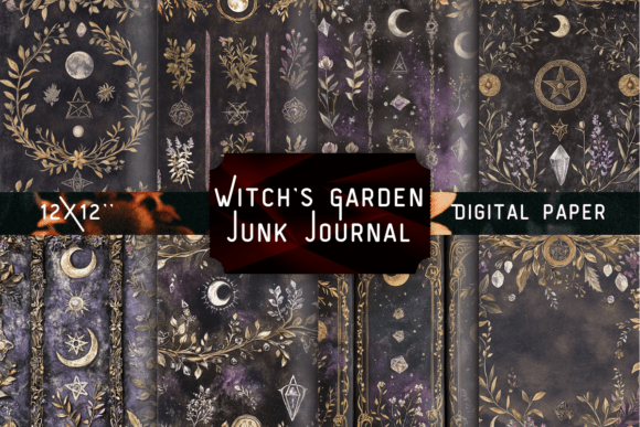 Witch's Garden Junk Journal: Enchanting Your Creative Projects
